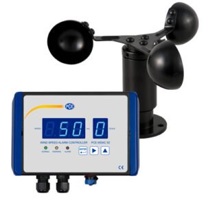Wind Speed Alarm Controller PCE-WSAC 50 Incl. ISO Calibration Certificate