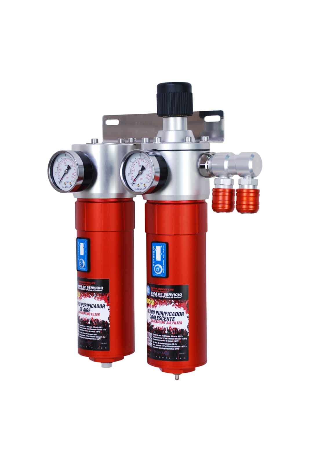 Sagola 5200X two stage filter for automotive body shop and wood factory